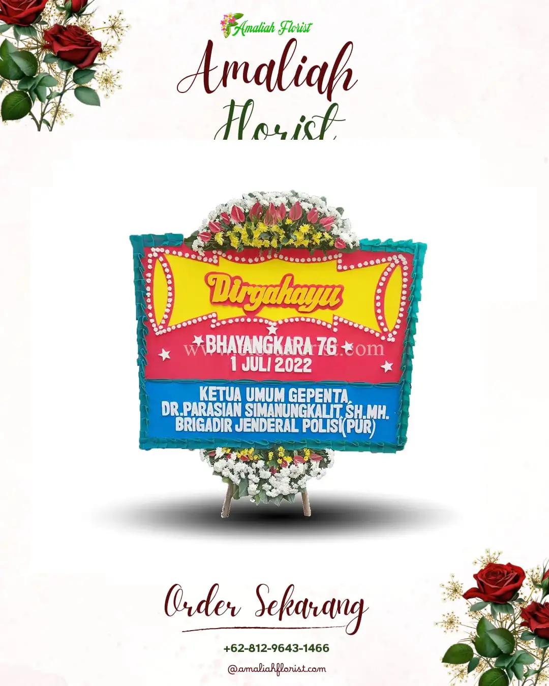 Papan Bunga HUT Ulang Tahun Suka Bandung